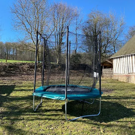 בית נופש La Chaumiere Aux Animaux Touffreville-la-Corbeline