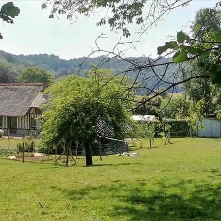 בית נופש La Chaumiere Aux Animaux Touffreville-la-Corbeline
